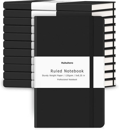 Huhuhero Notebooks Journal, Ruled Notebook, Premium Thick Paper Lined Journal by Huhuhero