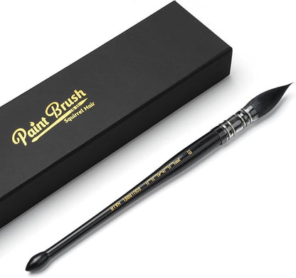 Professional Watercolor Brush, Fuumuui Natural Squirrel Hair Mop Brush by FUUMUUI