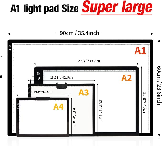 Zocelight A1 Large Rechargeable Light Pad - Image 6
