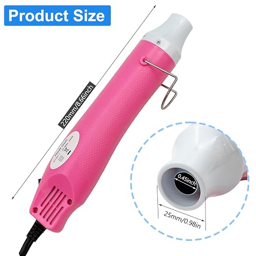 Mini Heat Gun, Portable Hot Air Gun Tool - Image 4