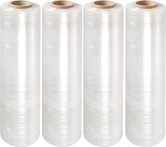 PackageZoom 16 Rolls 15" x 1500 Ft Stretch Wrap Heavy Duty, 55 Gauge High by packagezoom