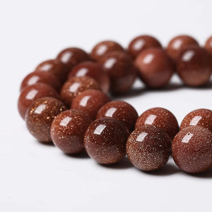 90pcs 4mm Natural Gold Sandstone Beads Gemstone Round Loose Beads - Image 3