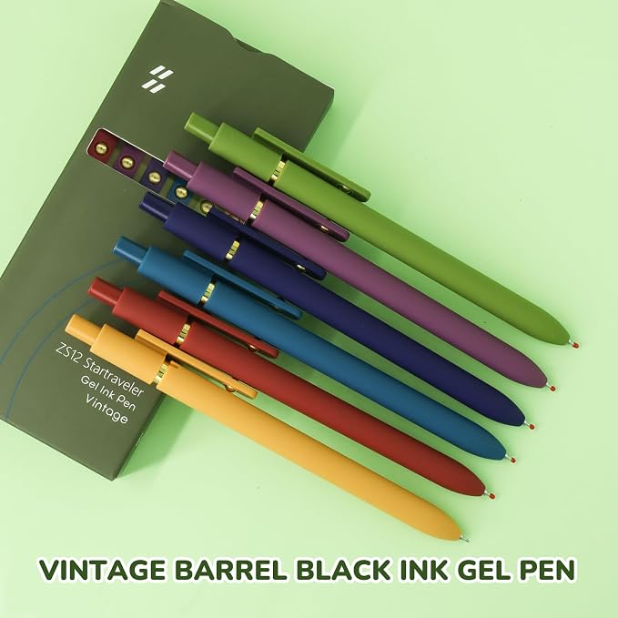 Gel Pens, 0.5mm Fine Point Smooth Writing Pens, High-End Series Retractable Pens - Image 6