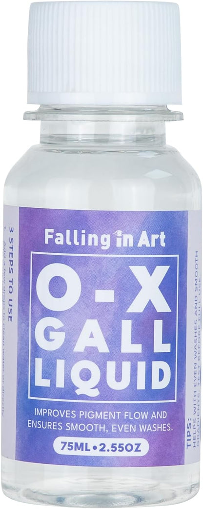 Falling in Art Ox Gall Liquid, Watercolor Medium, Ox Gall by FallinginArt