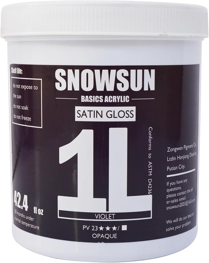 SNOWSUN Acrylic Paints, Large Bulk Heavy Body Acrylic Paint by PainttheLightofInspiration