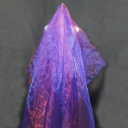 Two-Tone Iridescent Holographic Organza Fabric - Image 4