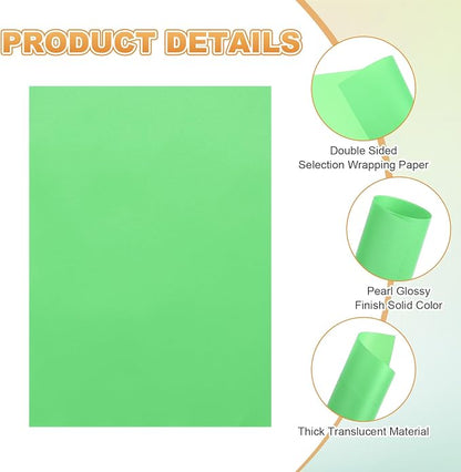 MECCANIXITY 100 Sheet Colored Vellum Paper 5.9" x 8.3", 100gsm Translucent - Image 3