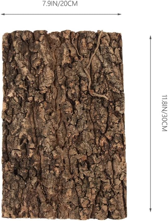 Totority Cork Bark 3Pcs Plants Decor Cork Terrarium Background, Cork Tile - Image 6