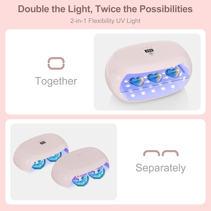 PUWANJILI UV Light for Resin, 360° Ring Dual-Layer & Adjustable Time SettingUV - Image 6
