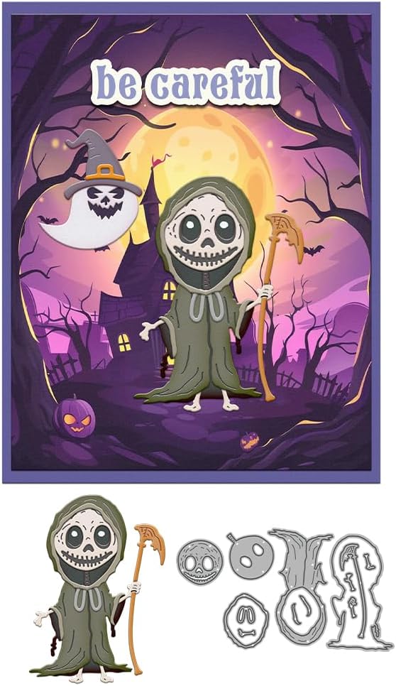 Halloween Clear Silicone stampReusable Stamp - Image 4