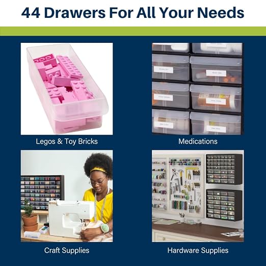 Akro-Mils 44-Drawer Plastic Drawer Storage Cabinet - Image 5