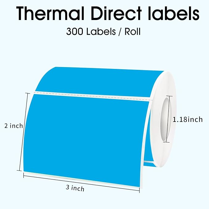 STARLIBOO 2x3 inch Color Direct Thermal Labels - Image 2