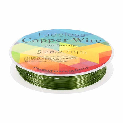 HARFINGTON 10ft Jewelry Wire, 22 Gauge Brass Craft Soft Metal Tarnish Resistant by HARFINGTON