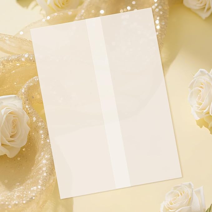 60 Pack Pre-Folded Vellum Jackets by Unknown
