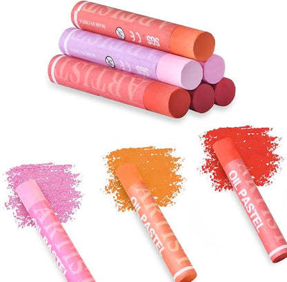 Mifuner Soft Oil Pastels Set, Colors Heavy Oil Pastels Vibrant and Creamy by Mifuner