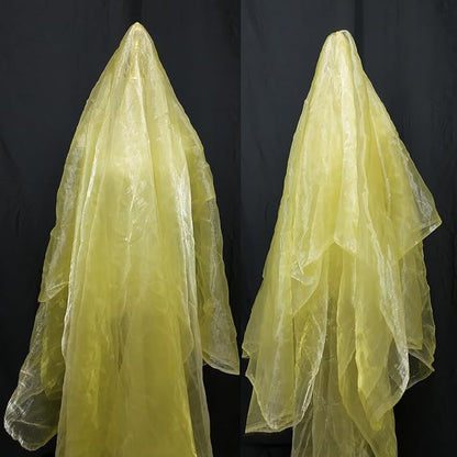 Two-Tone Iridescent Holographic Organza Fabric by Unknown
