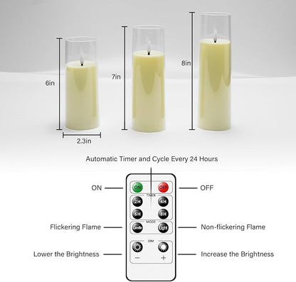 Flickering Flameless Candles Battery Operated - Image 5