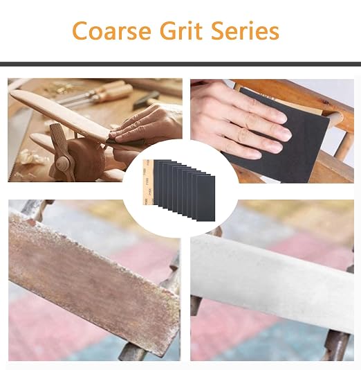 30Pcs 9 x 3.6 Inchs 1500 Grit Wet and Dry Handmade Universal Sanding Sheets - Image 4