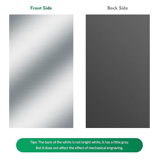 Engraving Blank ABS Double Color Plastic Sheet, 11.8x6.49x0.05 inch Materials - Image 7