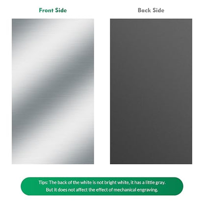 Engraving Blank ABS Double Color Plastic Sheet, 11.8x6.49x0.05 inch Materials - Image 7
