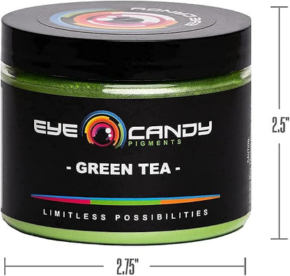 Eye Candy Pigments Premium Green Mica Powder - Image 9