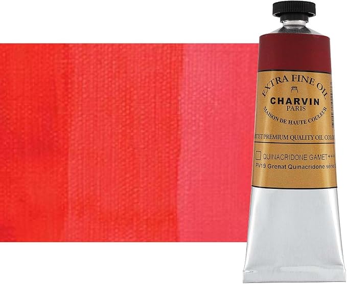 Charvin Extra Fine Oil Paint, Garnet Quinacridone 60 mL by Unknown