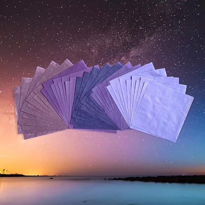 50 Sheets 6 x 6 Inches Natural Fiber Mulberry paper Sheets Square Origami Paper - Image 3