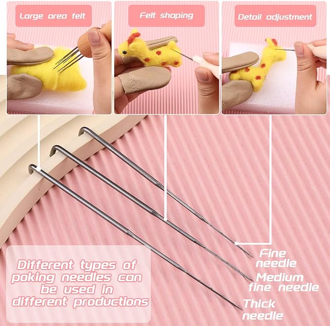 IMZAY Needle Felting Tools, Needle Felting Supplies, Needle Felting Kit - Image 3