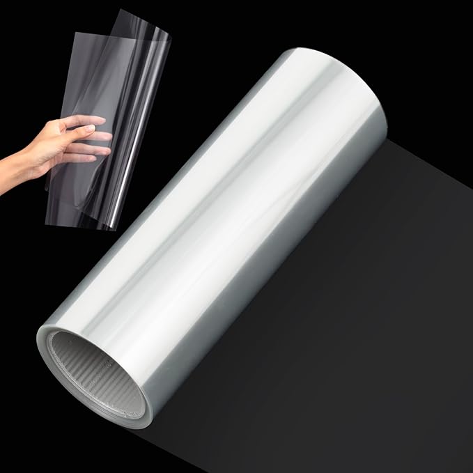 Frienda 12 Inches x 80 ft 6 Mil Rolls Blank Stencil Sheets Acetate Sheets Clear by Frienda