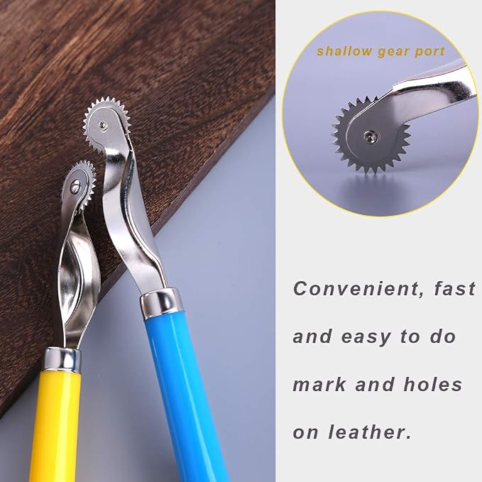 LUNARM 2 Pcs Tracing Wheel Sewing Tool, Plastic Handle Needle Point Tracing - Image 3