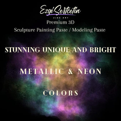 3D Sculpture Painting Paste|Texture Paste|Decorative Plaster|Ready to - Image 5
