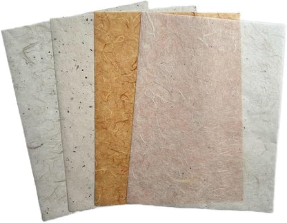 50 Sheets A4 Thin Natural Leaves Rice Straw Mulberry Paper Sheets Art Tissue - Image 6