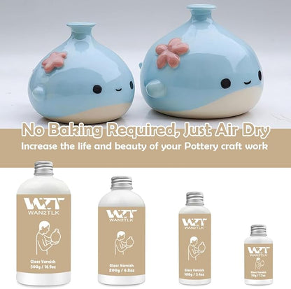500ml Air Dry Clay Glaze, Waterproof and Scratch Resistant, Design - Image 7