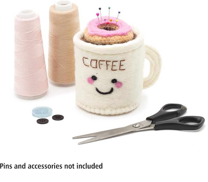 GLACIART ONE Sewing Pin Cushion Coffee Mug | Large Size |Durable & Handmade - Image 4