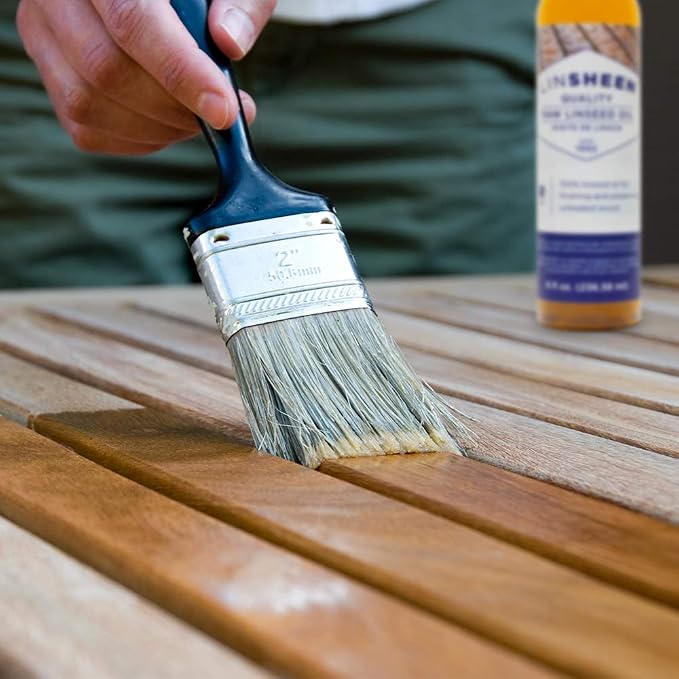 Raw Linseed Oil – Flaxseed Wood Treatment Conditioner to Rejuvenate, Restore - Image 3
