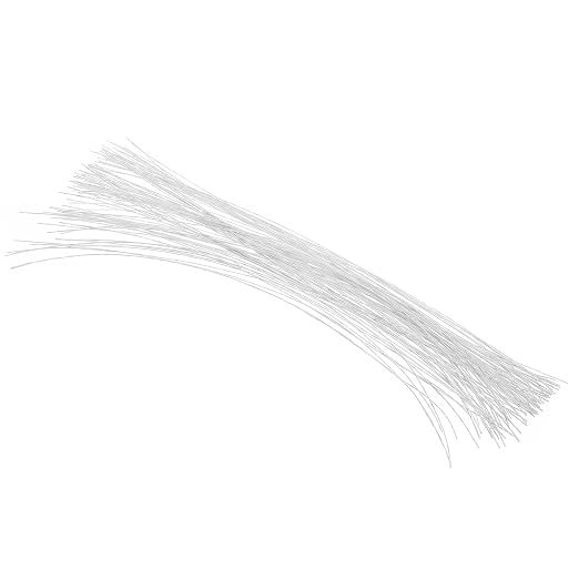 PATIKIL 30 Gauge 16" Floral Stem Wire by PATIKIL