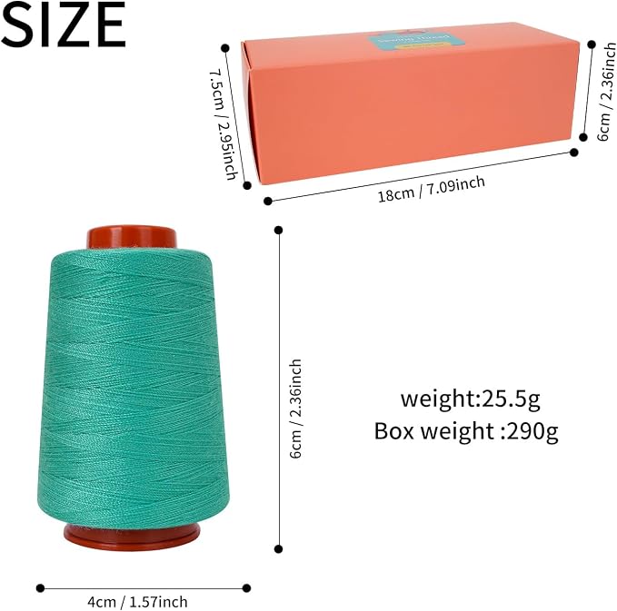 Sewing Thread Kit, All Purpose Sewing Thread 40wt, Hand Stitching - Image 6