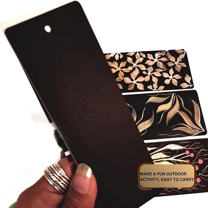 300GSM Deep Black Bookmark Sketchpads, Suitable - Image 5
