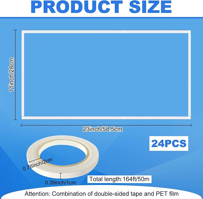 24 Pack Abrasive Blasting Cabinet Lens Cover - Image 2