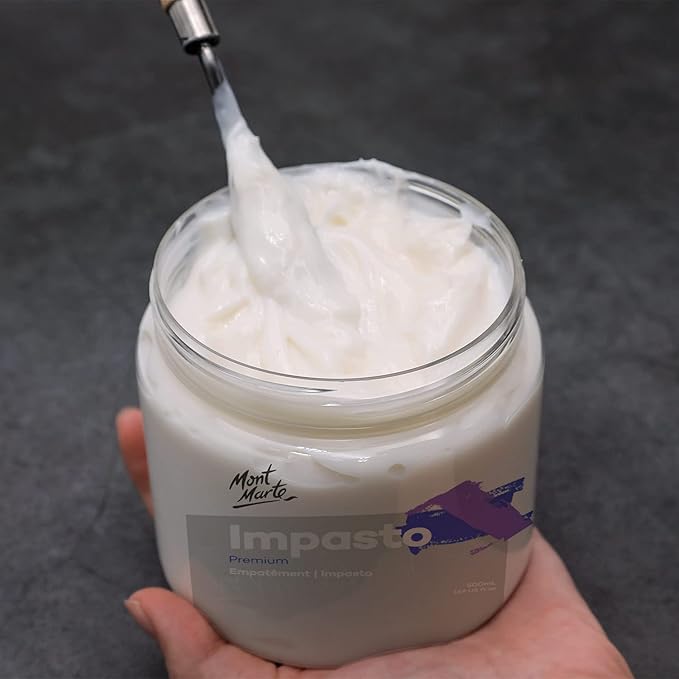 Mont Marte Impasto Acrylic Medium 500ml - Image 3