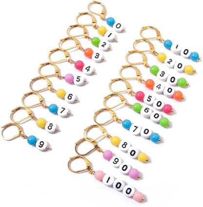 NIUGRECF DIY Knitting Tool Sets 27Pcs Including Number Beads Stitch - Image 4