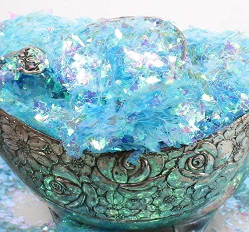 Light Blue Iridescent Ice Glitter Flakes - Image 7