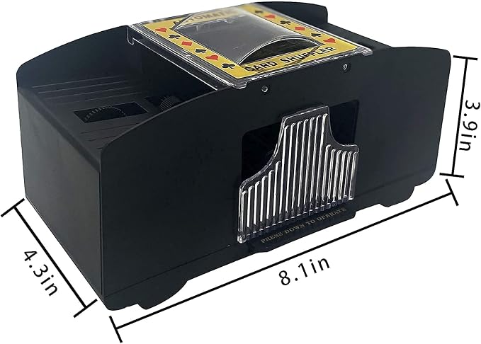 Nileole 2 Decks Automatic Card Shuffler, Battery-Powered Shuffler - Image 6