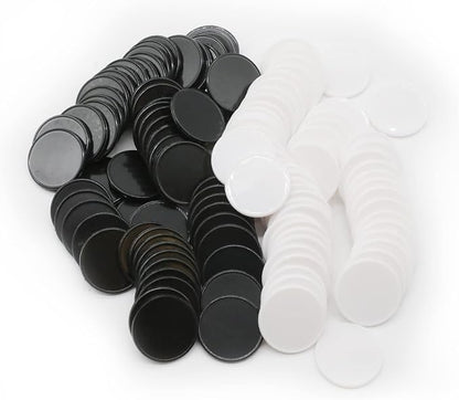 Set of 100 Opaque Plastic Learning Counters Mini Poker Chips Game Tokens by HAKITAROOM