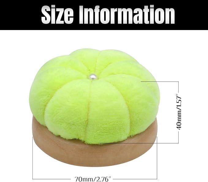 Uxney Pin Cushion, Wooden Sewing Pin Cushion Pincushion Needle Cushion - Image 2