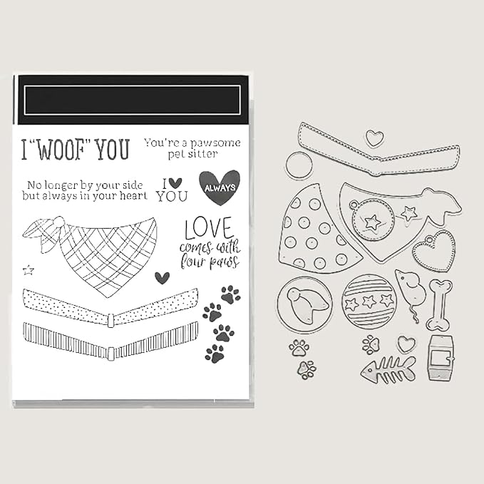 2025-2026 Stamps and Dies for Card Making, Stamps and Dies Set 2025 for by HITKUZ