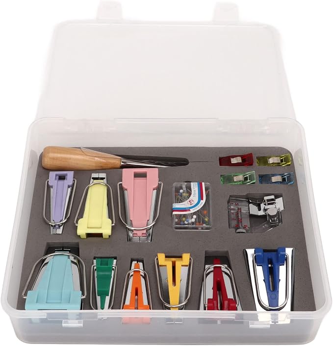 Asixxsix Bias Tape Maker Kit, 9 Sizes Bias Tape Maker by Asixxsix