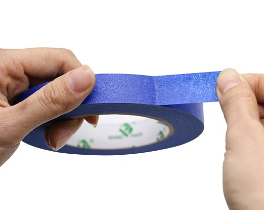 BOMEI PACK 6Pack Blue Painters Masking Tape, 1/4” 1/2” 3/4” X 60yds Multi Size - Image 5