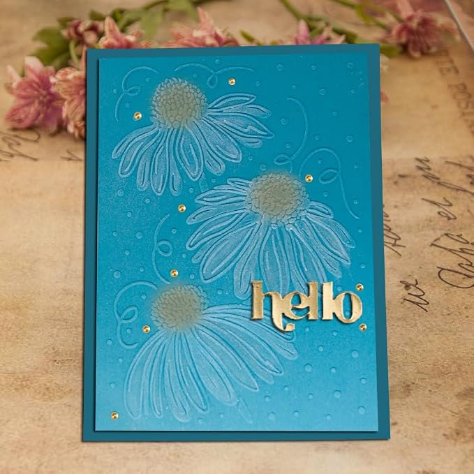 6Pcs Plastic Embossing Folders for Card Making Embossing Machine Template Mold - Image 3