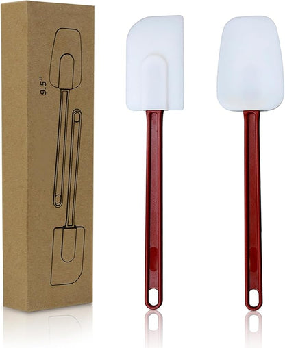 Silicone Spatulas Heat Resistant.Commercial Spatula by KSIFJRTO